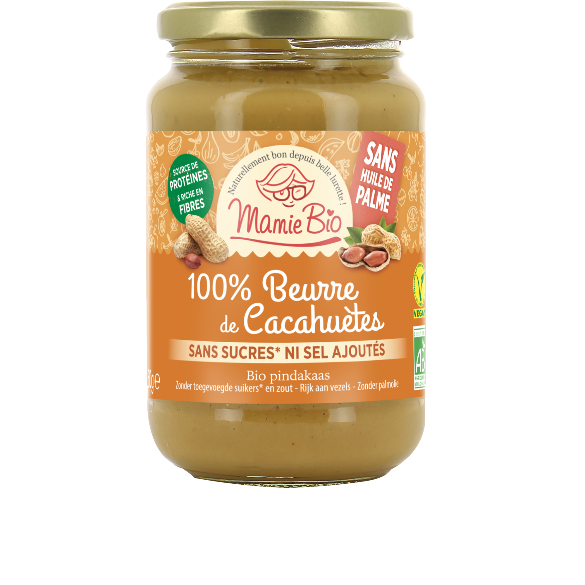 Beurre de cacahuète 100% bio